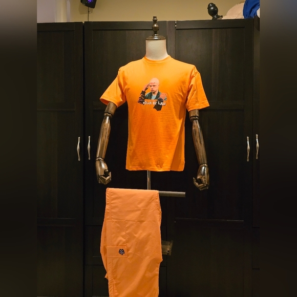 Golf Wang×VintageTylerTheCreator Down By The Law Robocop T-Shirt&Pants Halloween - Picture 1 of 9